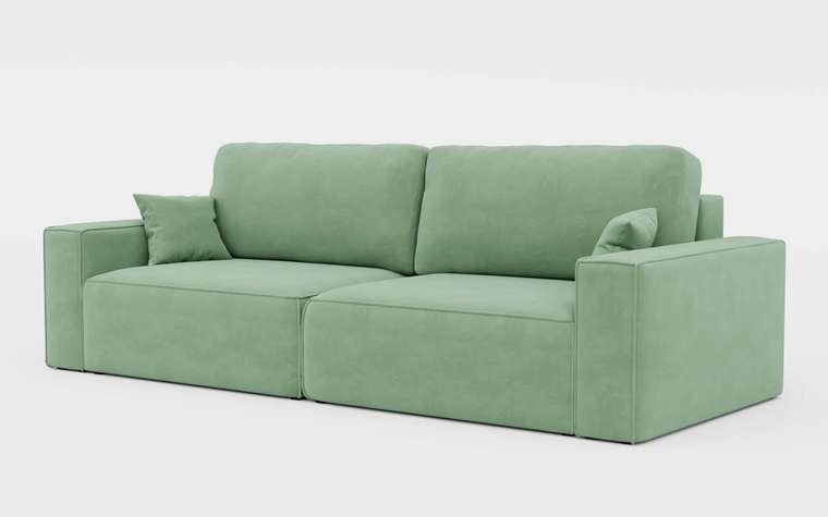 Диван-кровать Вест зеленого цвета