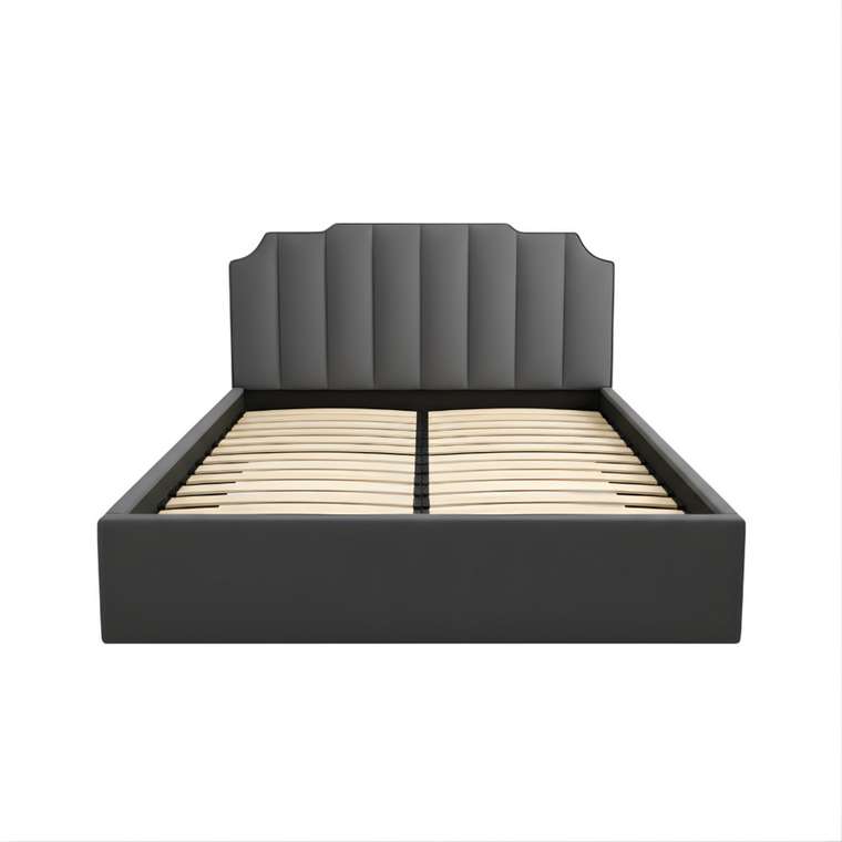 Кровать Sorrento 140х200 графитового цвета с подъемным механизмом