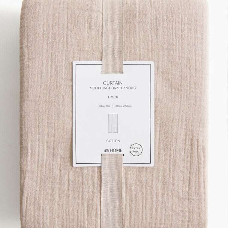 Панель штор H&M Single-Pack Wide Muslin