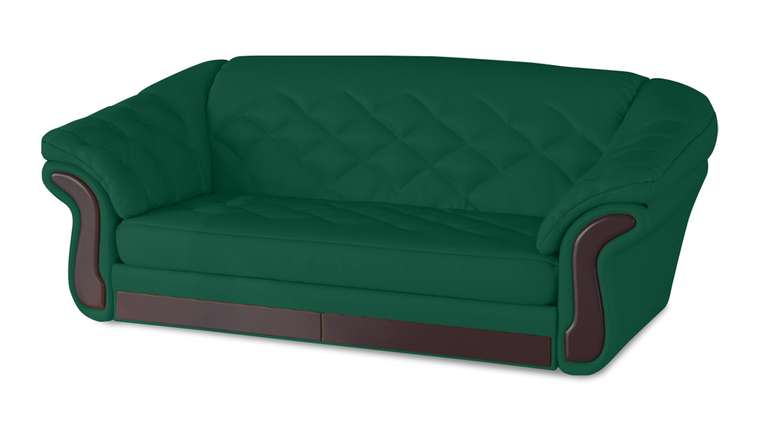 Диван-кровать Арес L зеленого цвета