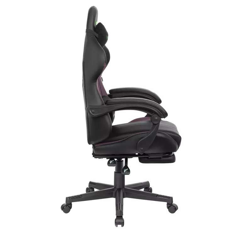 Игровое компьютерное кресло Throne черно-пурпурного цвета