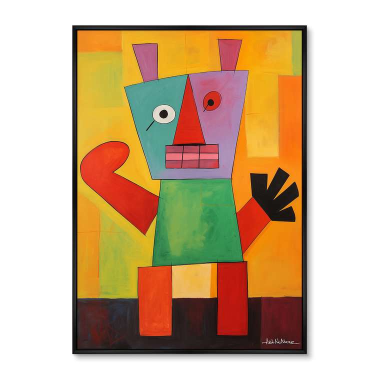 Репродукция картины Happy Creatures, No 2, 2024г.