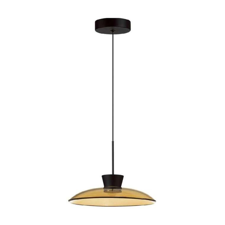Подвесной светильник Saucer 5055/9LA (стекло, цвет янтарный)