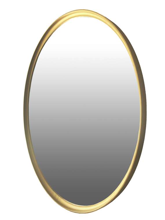 Настенное зеркало Ronda золотого цвета