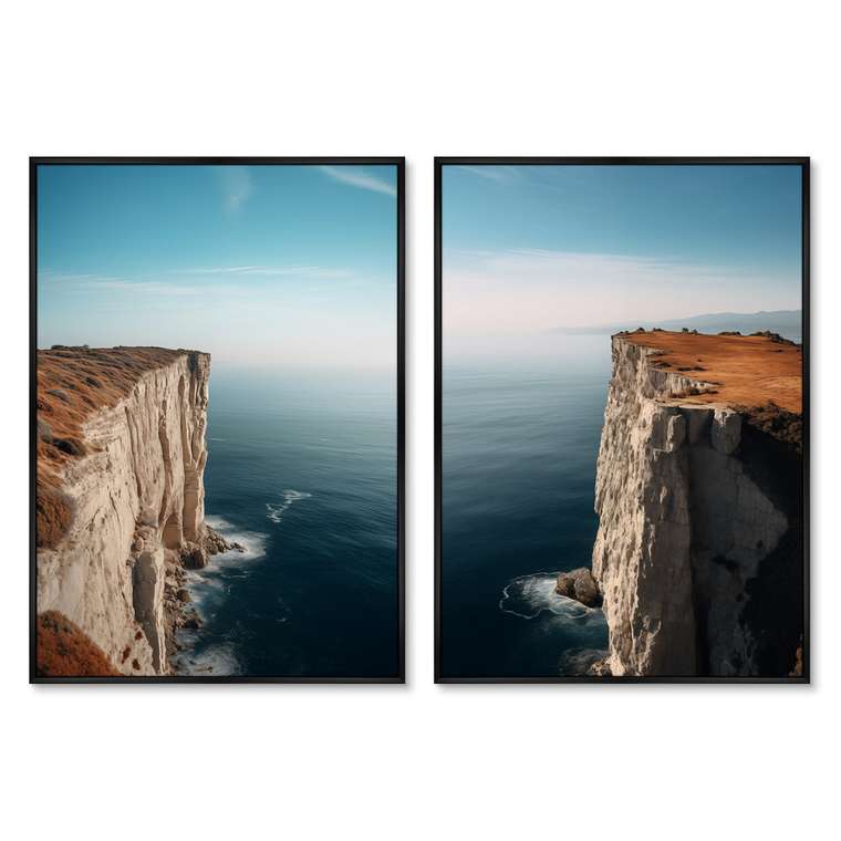 Набор из двух репродукций картин Majestic rocks, 2024г.