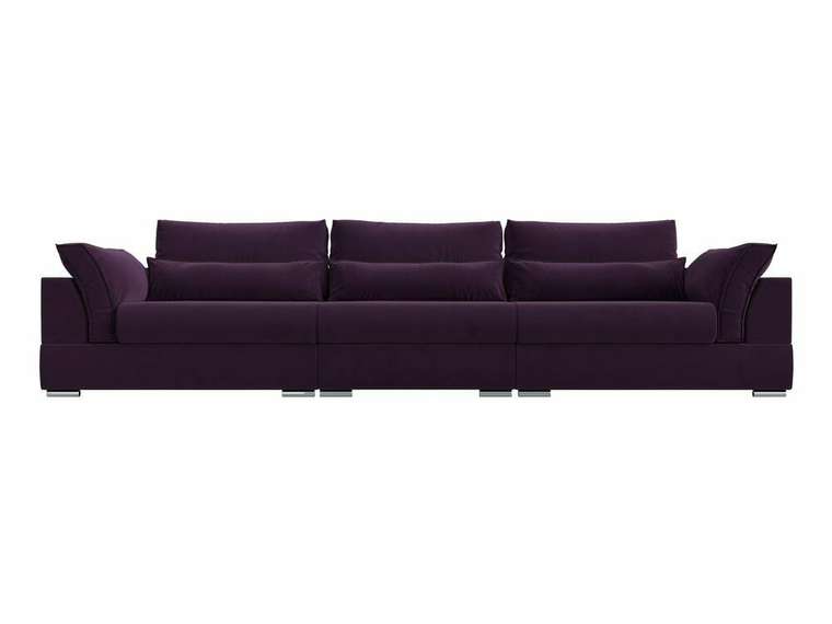 Прямой диван-кровать Пекин Long фиолетового цвета