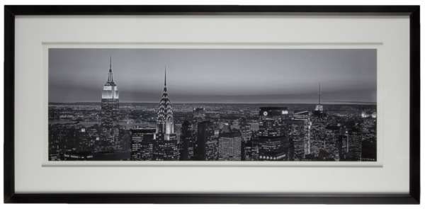 Постер с паспарту в раме "Manhattan at Sunset"  