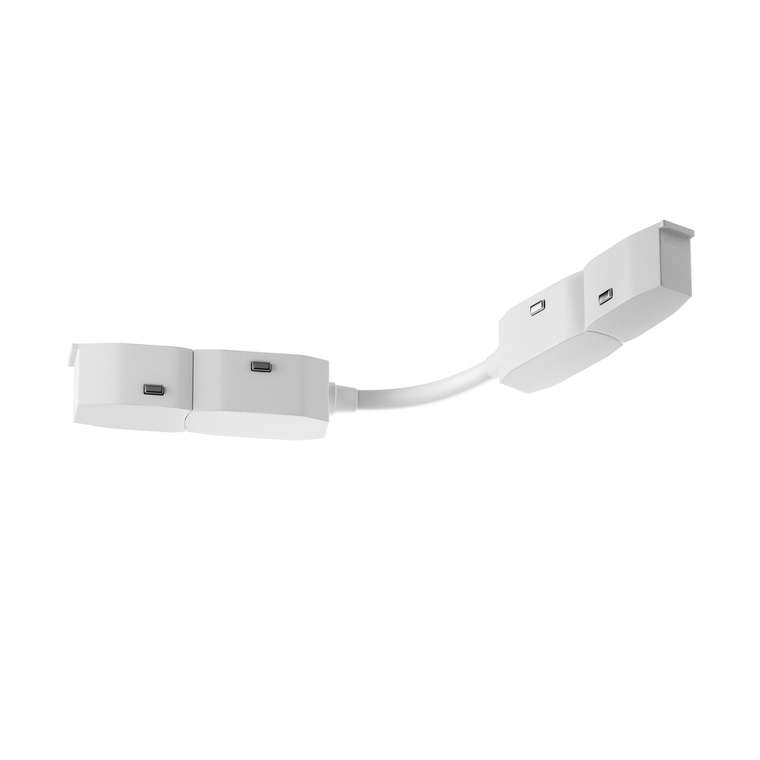 Комплектующие для трековой системы Technical TRA034CS-W Accessories for tracks Exility Магнитная трековая система 23мм EXILITY