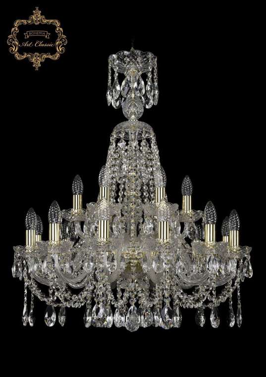 Хрустальная подвесная люстра Art Classic 45271 11.12.12+6.240.XL-82.Gd.Sp подсвечник