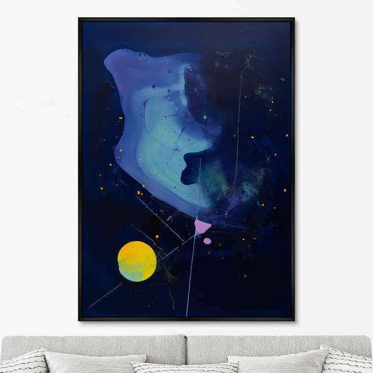 Репродукция картины Galactic space, No 1, 2024г.