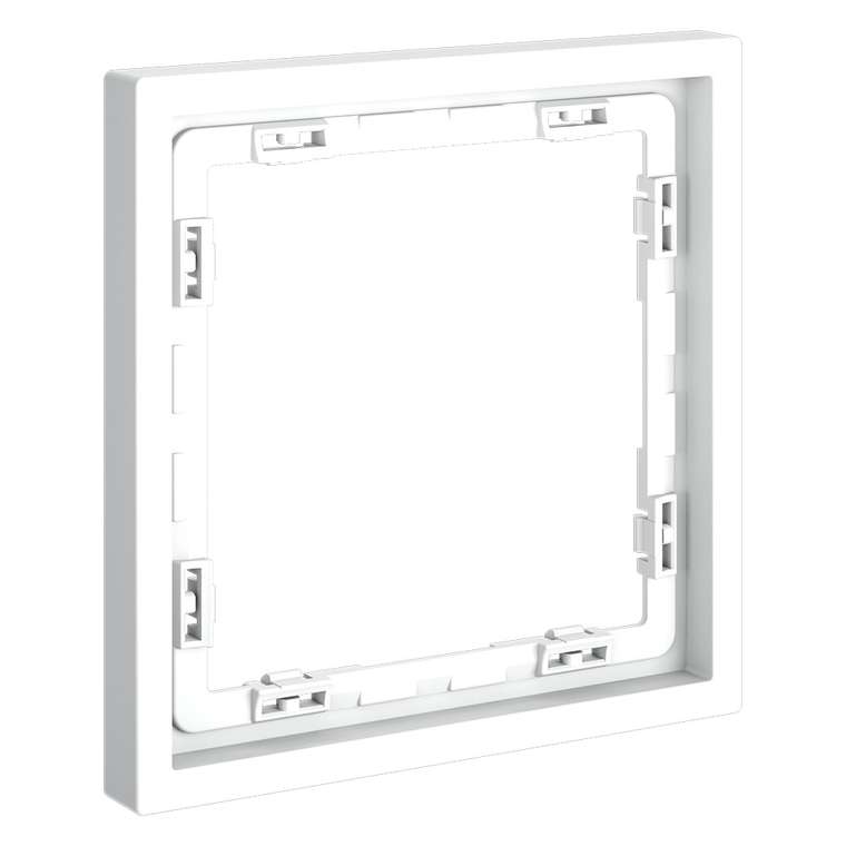 Рамка пластиковая VOLTUM S70 на 1 пост, (белый матовый)