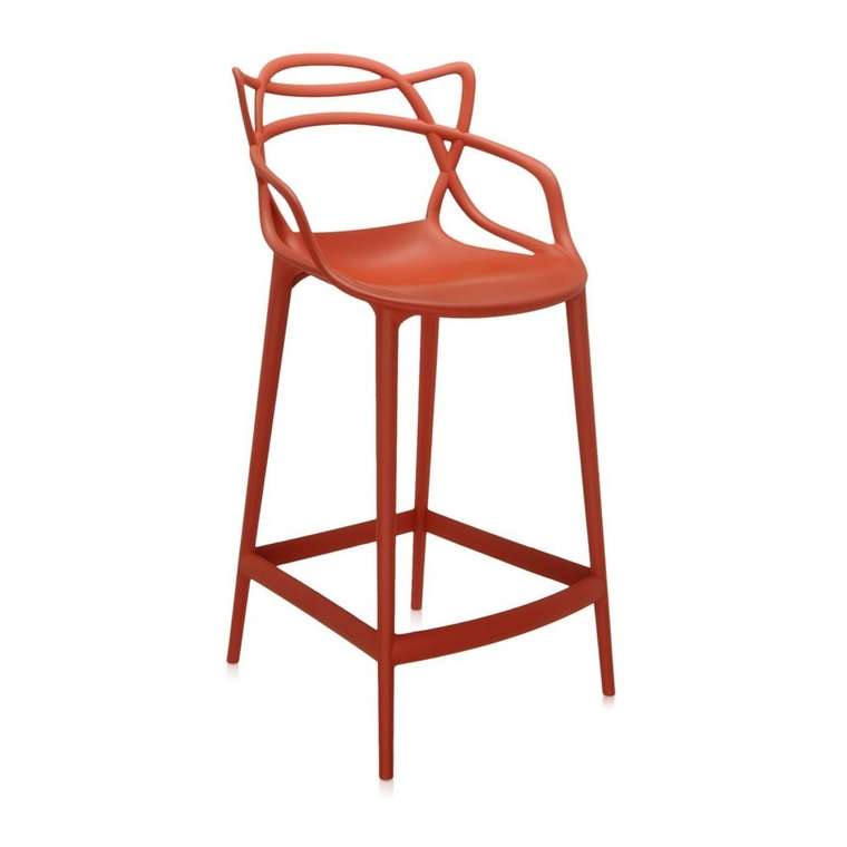 Полубарный стул Masters матово-оранжевого цвета