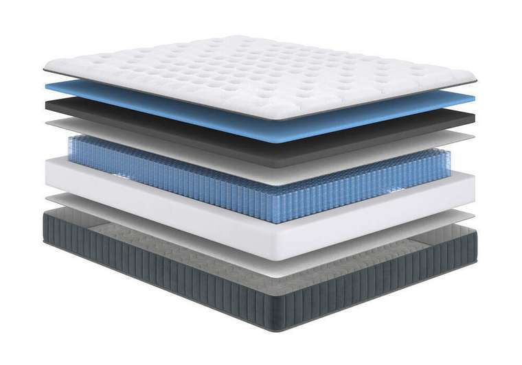 Матрас Next Hard 160-200 бело-серого цвета