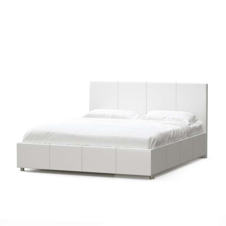 Кровать с подъемным механизмом Атриум 140х190 белого цвета