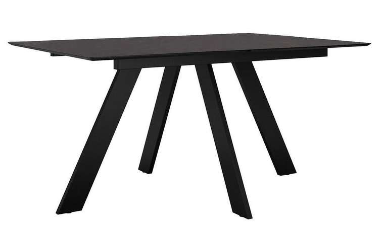 Раздвижной обеденный стол DikLine DKD140 черного цвета