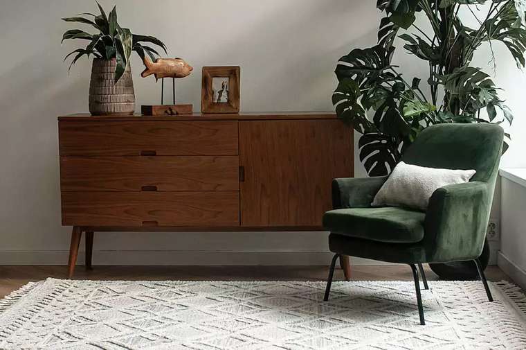 Ковер Sumatra Soft Mix 160x230 бежевого цвета