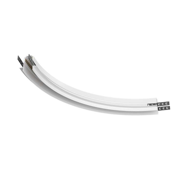 Комплектующие для встраиваемой трековой системы Technical TRA044-angle.12W Accessories for tracks Exility Магнитная трековая система 23мм EXILITY