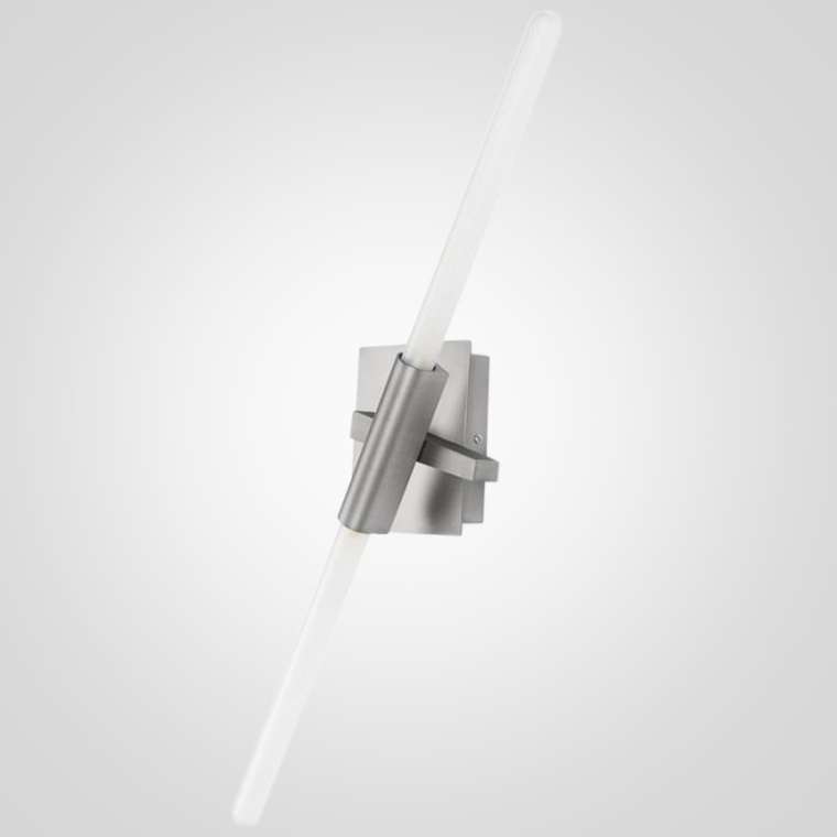 Настенный светильник Агнес Sconce серебряного цвета