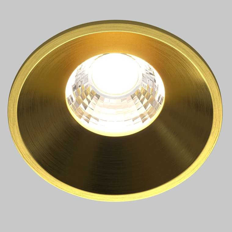 Встраиваемый светильник Technical DL058-7W4K-BS Round Downlight