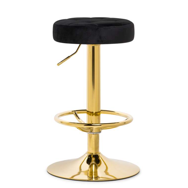 Барный стул Marun черно-золотого цвета