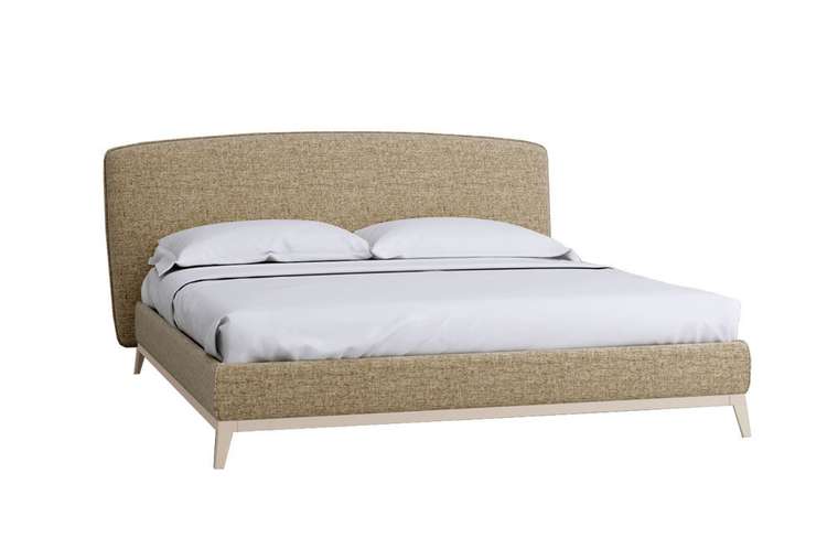 Кровать Сканди Лайт 180х200 бежевого цвета с подъемным механизмом