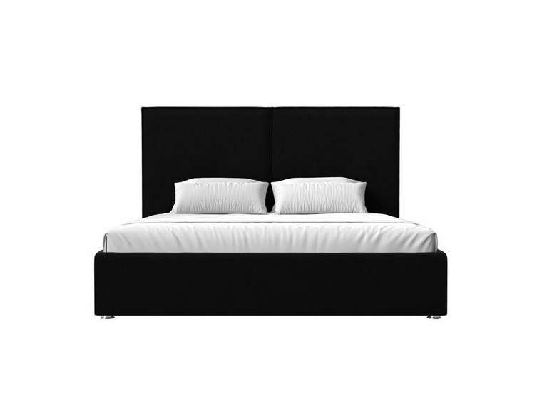 Кровать Аура 160х200 с подъемным механизмом черного цвета