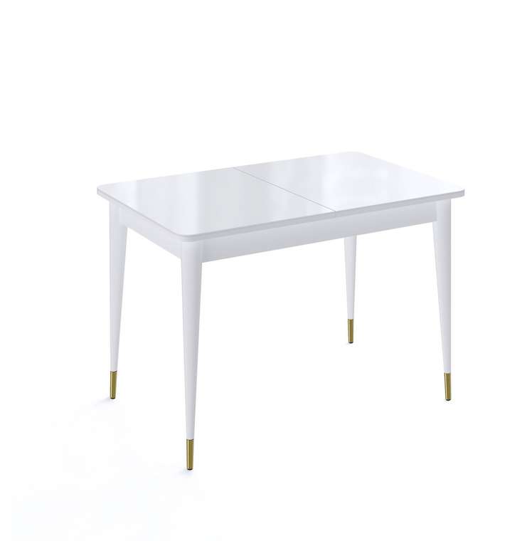 Раздвижной обеденный стол K1100 белого цвета