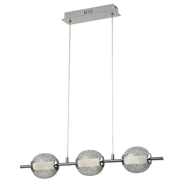 Подвесной светильник 10250/3LED (акрил, цвет хром)