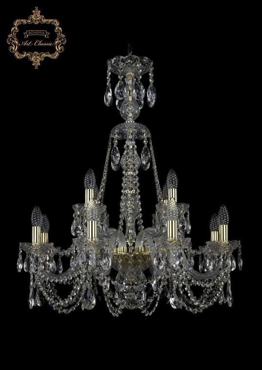 Хрустальная подвесная люстра Art Classic 45241 11.11.8+4.240.XL-78.Gd.Sp подсвечник