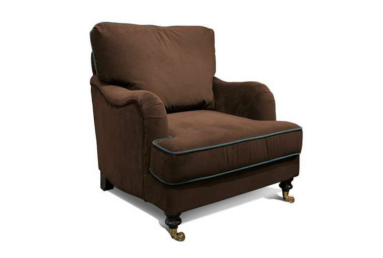 Кресло Мишель коричневого цвета