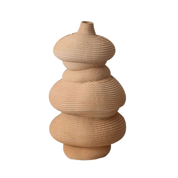 Ваза Piffle Vase бежевого цвета