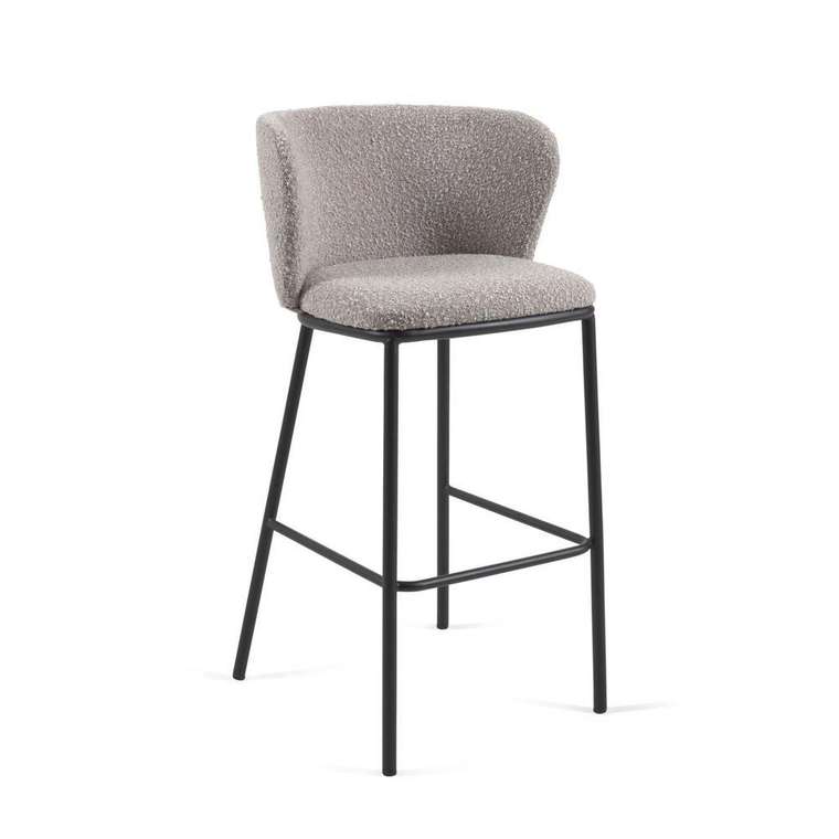 Барный стул Ciselia светло-серого цвета 