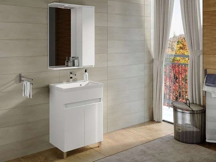 Тумба с раковиной Квадро