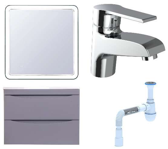 Комплект: Мебель для ванной Бергамо