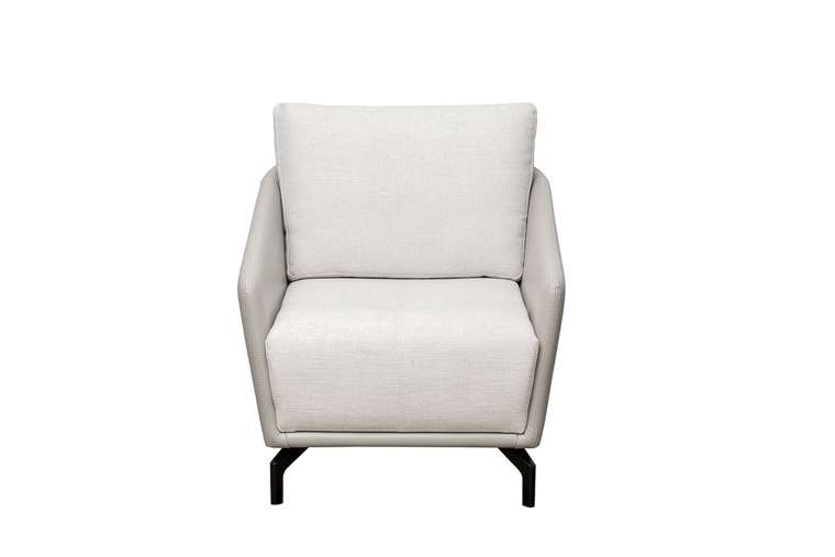 Кресло Santiago серо-белого цвета