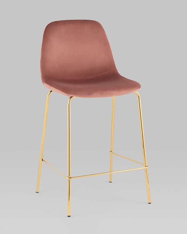 Полубарный стул Валенсия SN розового цвета