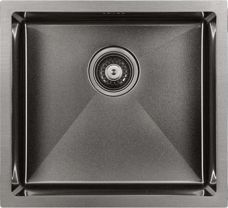 Кухонная мойка прямоугольная Paulmark Marx 48х44 см черного цвета 
