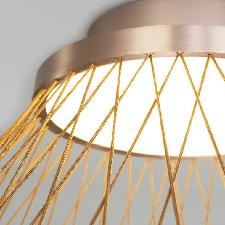 Потолочный светодиодный светильник 40019/1 LED коричневый Cesta