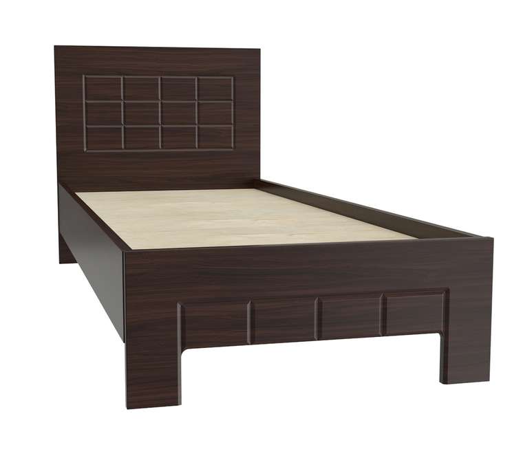 Кровать Изабель 80х200 темно-коричневого цвета
