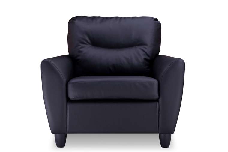 Кресло Наполи премиум черного цвета