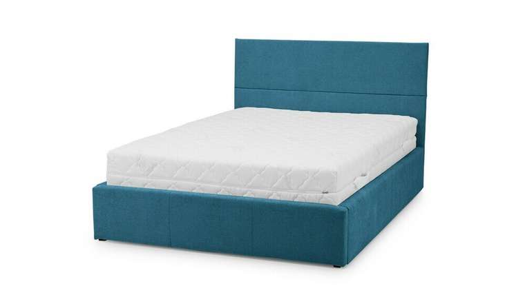 Кровать Порту 140х200 синего цвета