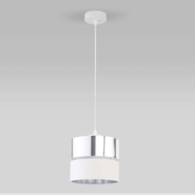 Подвесной светильник Hilton Silver бело-серебряного цвета
