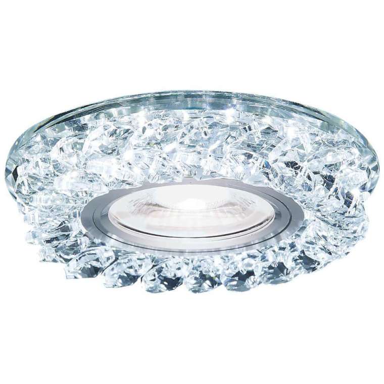 Точечный светильник LED S257 CH (стекло, цвет прозрачный)