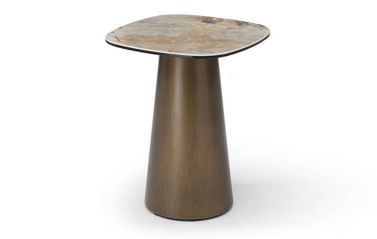 Стол журнальный Melanie 40 коричневого цвета