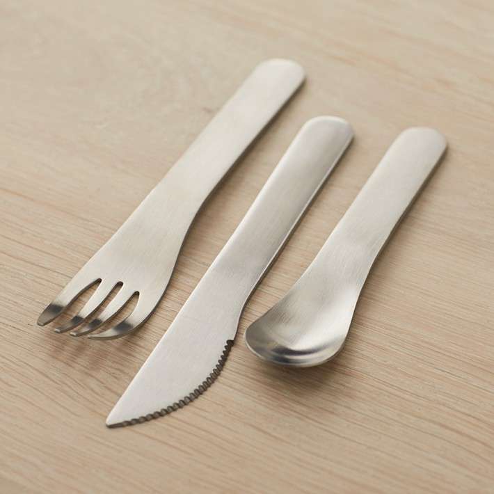 Набор из 3 столовых приборов в футляре Monbento pocket litchi