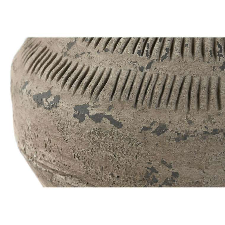 Ваза Чёрный Бежевый Металл магний 28 x 28 x 47 cm