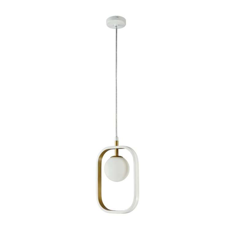 Подвесной светильник Avola бело-золотого цвета