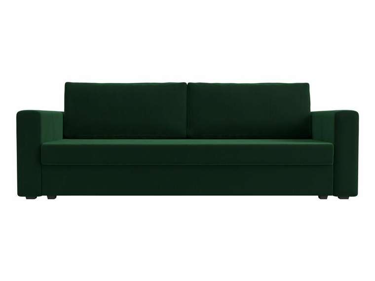 Диван-кровать Лига 006 темно-зеленого цвета