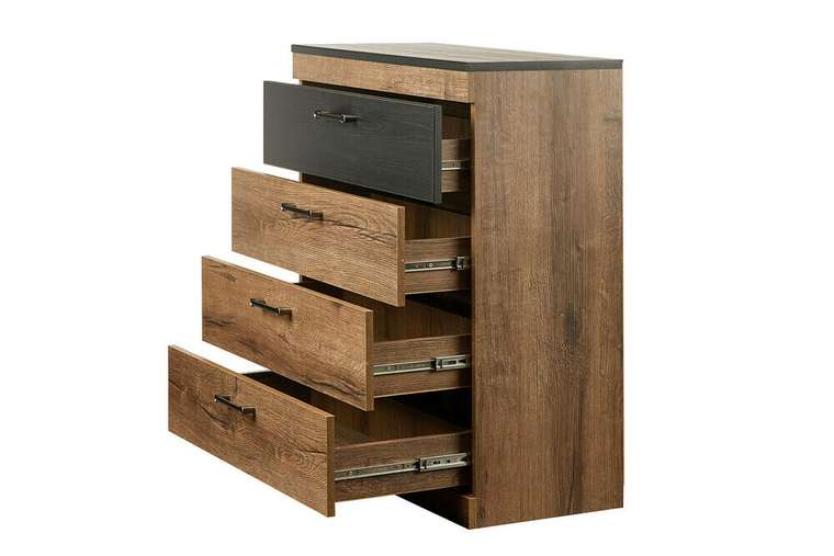 Комод Jagger серо-черного цвета