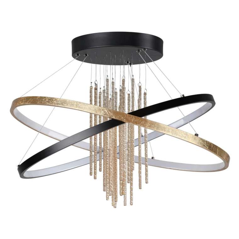 Подвесная люстра светодиодная Odeon Light Monica 3901/70CL кольцо с подвесками